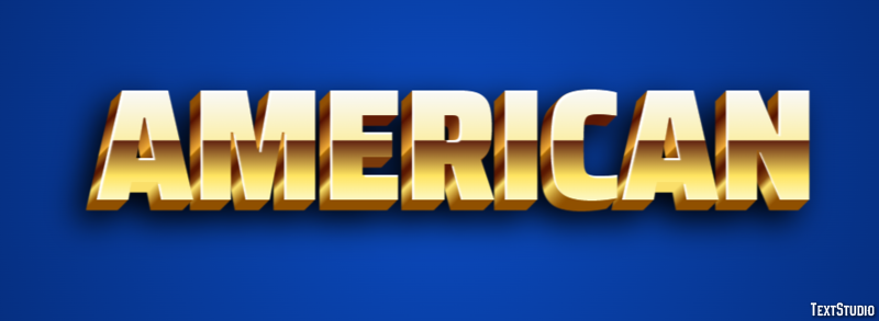 American Text Effect