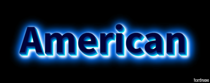 American Text Effect