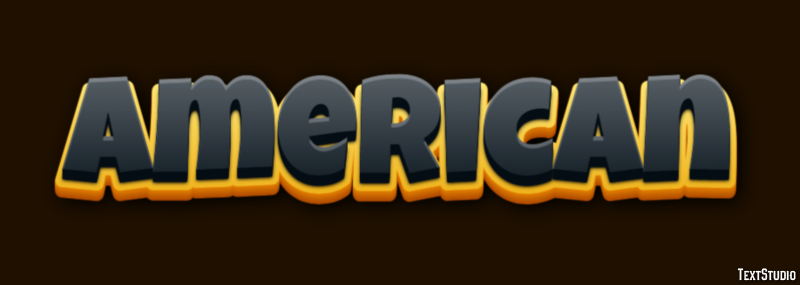 American Text Effect