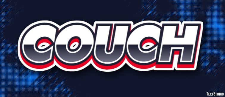 Couch Text Effect