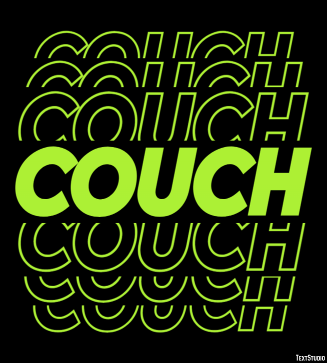 Couch Text Effect