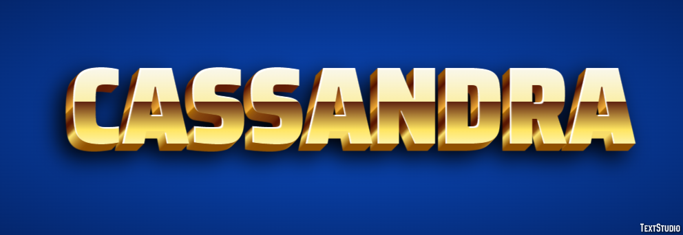 Cassandra Text effect