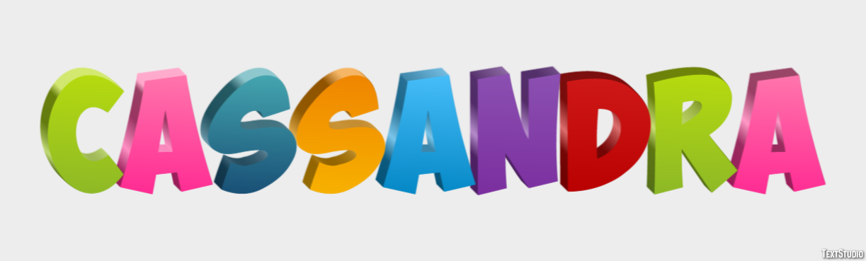 Cassandra Text effect