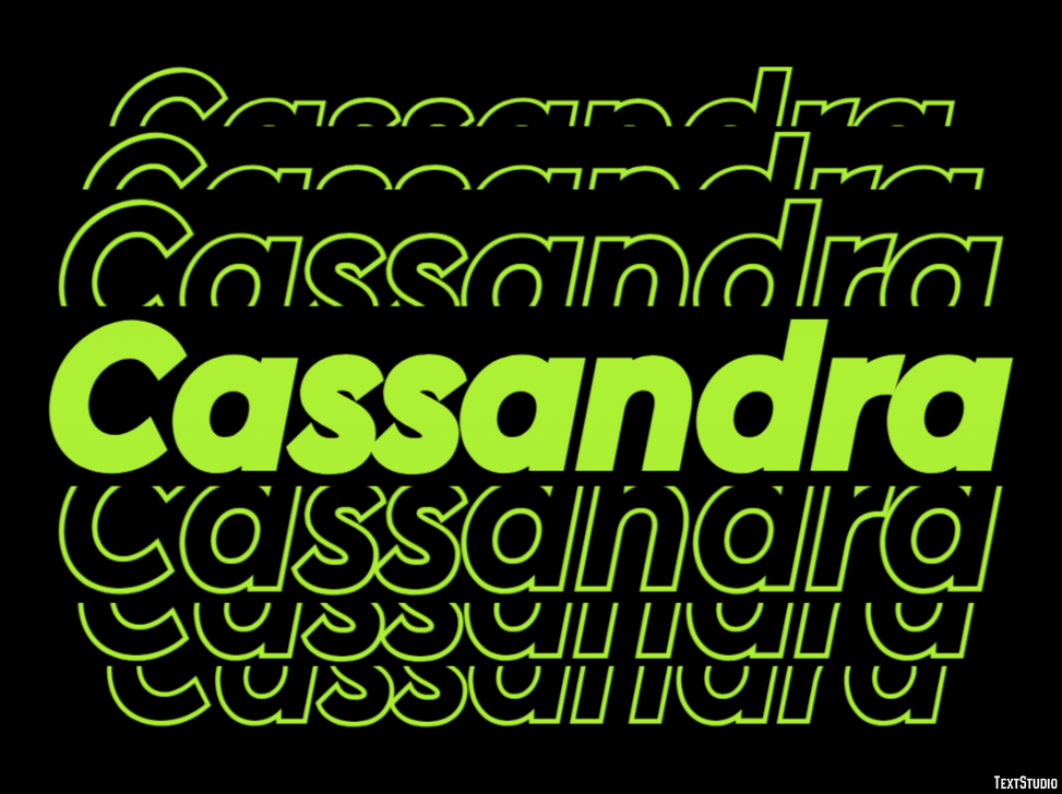 Cassandra テキスト効果