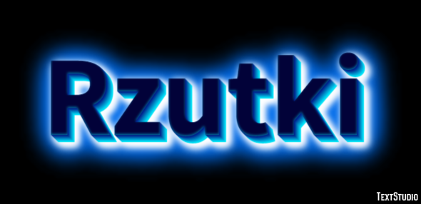 Rzutki Efekt tekstowy