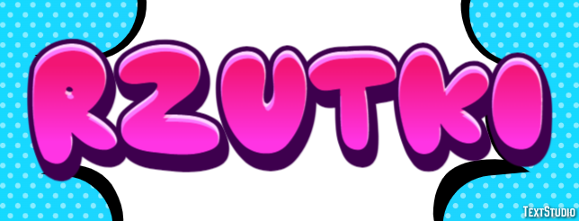 Rzutki Efekt tekstowy
