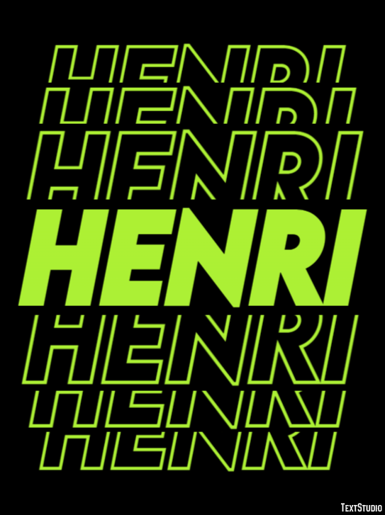 Henri Efecto de Texto