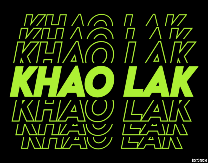 Khao Lak Efekt tekstowy