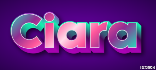 Ciara Effetto testo