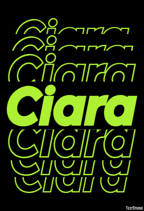 Ciara Text Effect