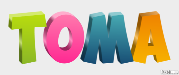 Toma テキスト効果