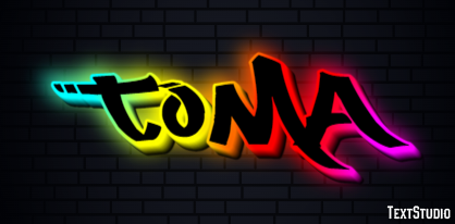 Toma Text Effect