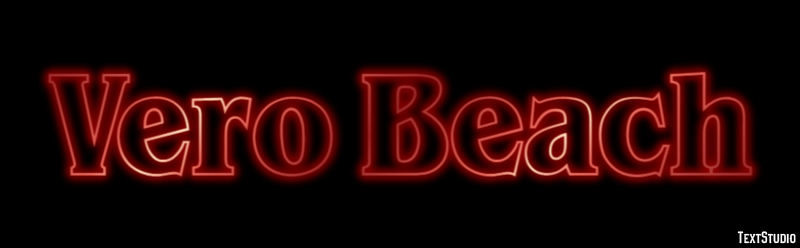 Vero Beach Efecto de Texto