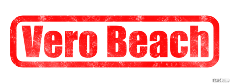 Vero Beach Efekt tekstowy