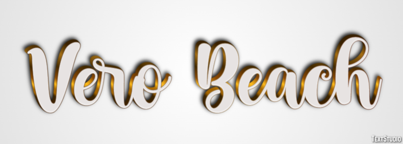 Vero Beach Efecto de Texto