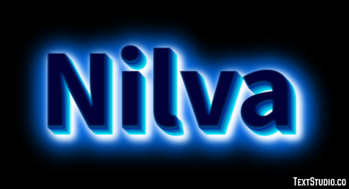 Nilva Effetto testo