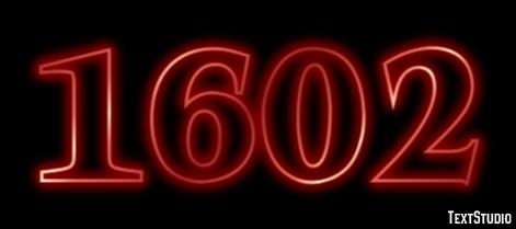 1602 Text Effect