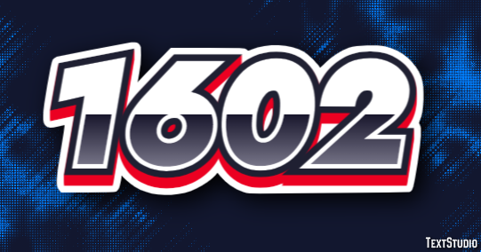 1602 Text Effect