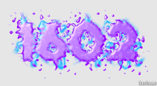1602 Text Effect