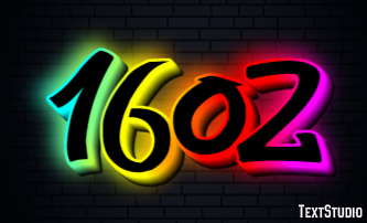 1602 Text Effect