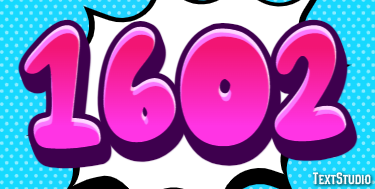 1602 Text Effect