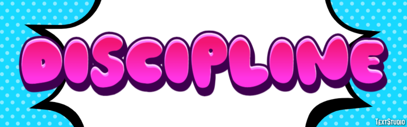 Discipline Text Effect