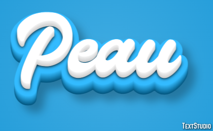 Peau Effet de texte