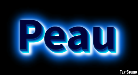 Peau Effet de texte