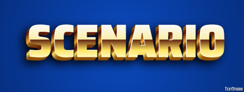 Scenario Text Effect