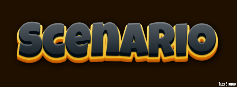 Scenario Text Effect