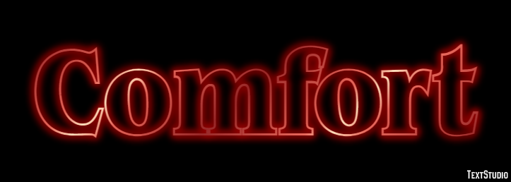 Comfort Text Effect