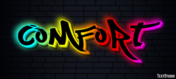 Comfort Text Effect
