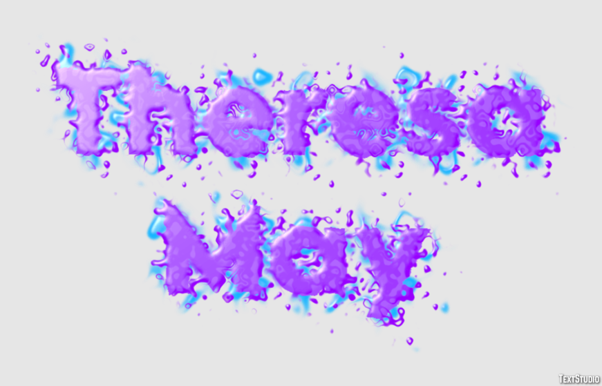 Theresa May Efecto de Texto