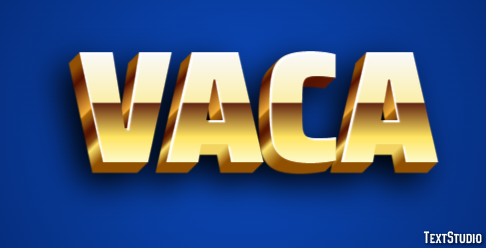Vaca Efeito do texto