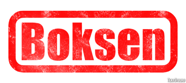 Boksen Tekst Effect