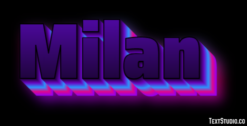 Milan Effetto testo