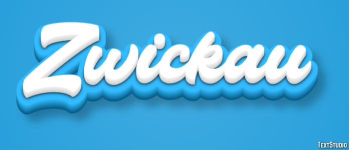Zwickau Tekst Effect