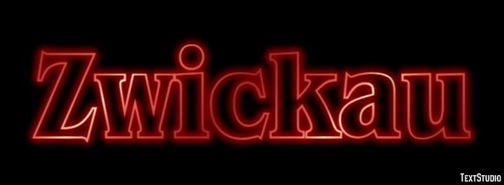 Zwickau Tekst Effect