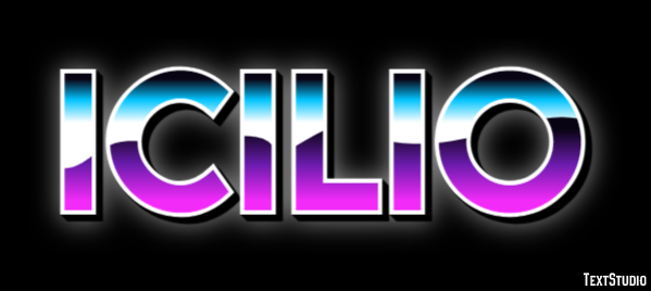 Icilio Effetto testo
