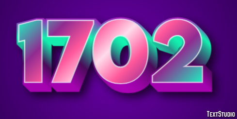 1702 Text Effect