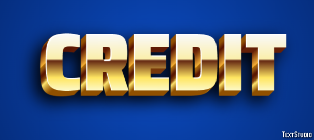 Credit Text Effect