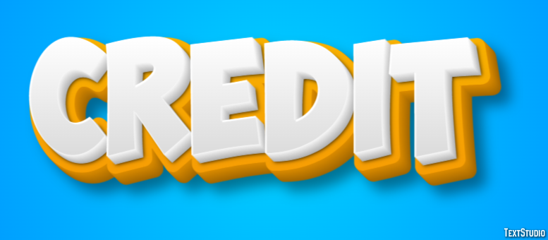 Credit Text Effect