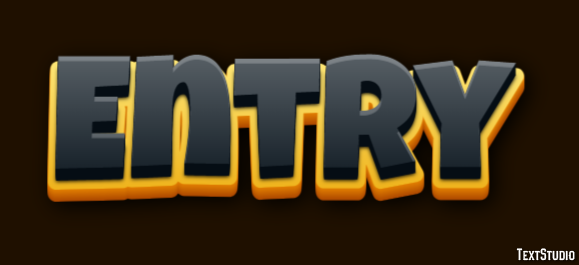 Entry Tekst Effect