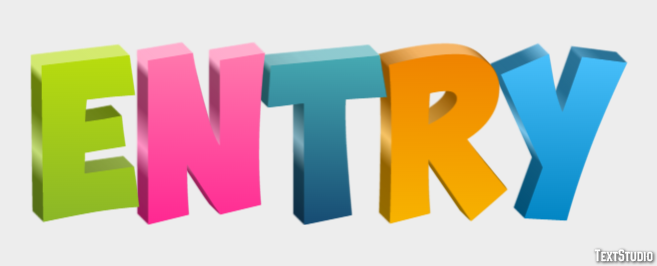 Entry Text effect