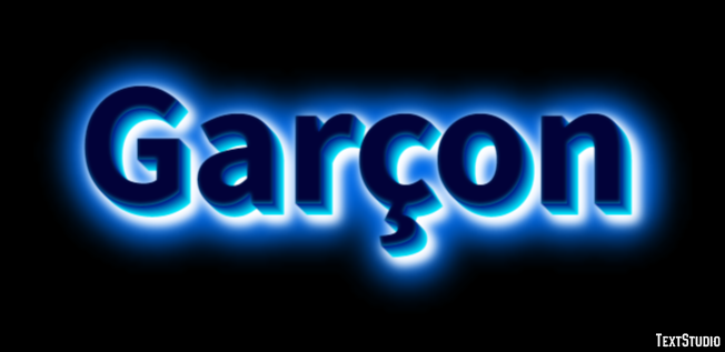 Garçon Effet de Texte