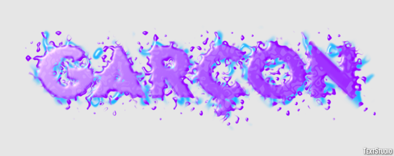 Garçon Effet de Texte