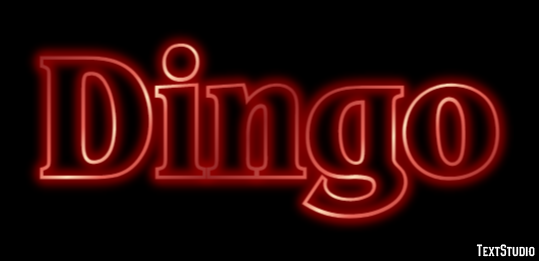 Dingo Efecto de texto