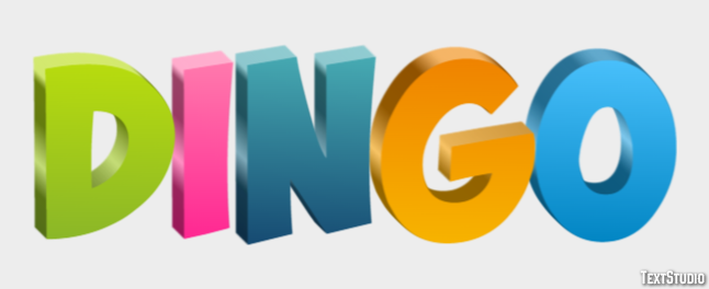 Dingo Efecto de texto