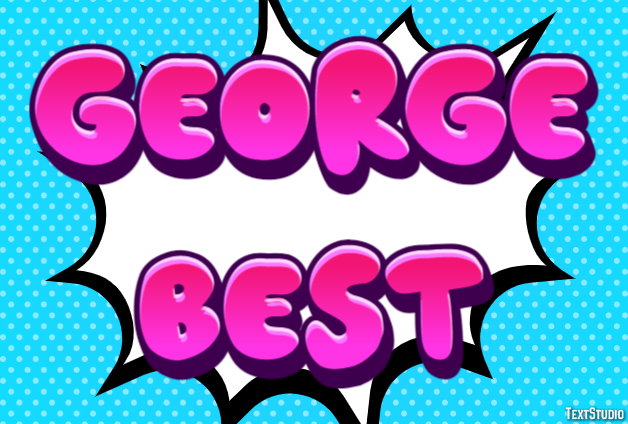 George Best Efeito de texto