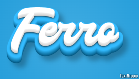 Ferro Efeito do texto